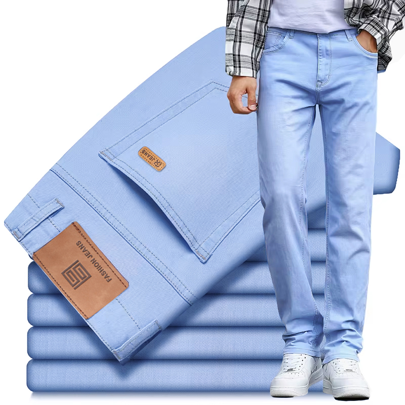 2025 Summer New Men's Light Bl - Men'S Fashion Nova Jeans ulasan dan harga