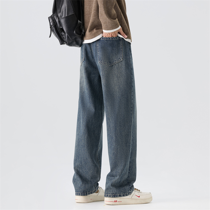 Vintage Wash Jeans Men's Autum - Men'S Fashion Nova Jeans ulasan dan harga