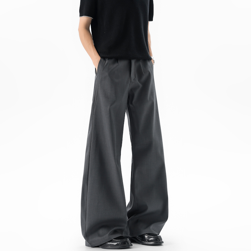 Khaki Vintage Pleated Men's Su - Men'S Fashion Khaki Pants ulasan dan harga