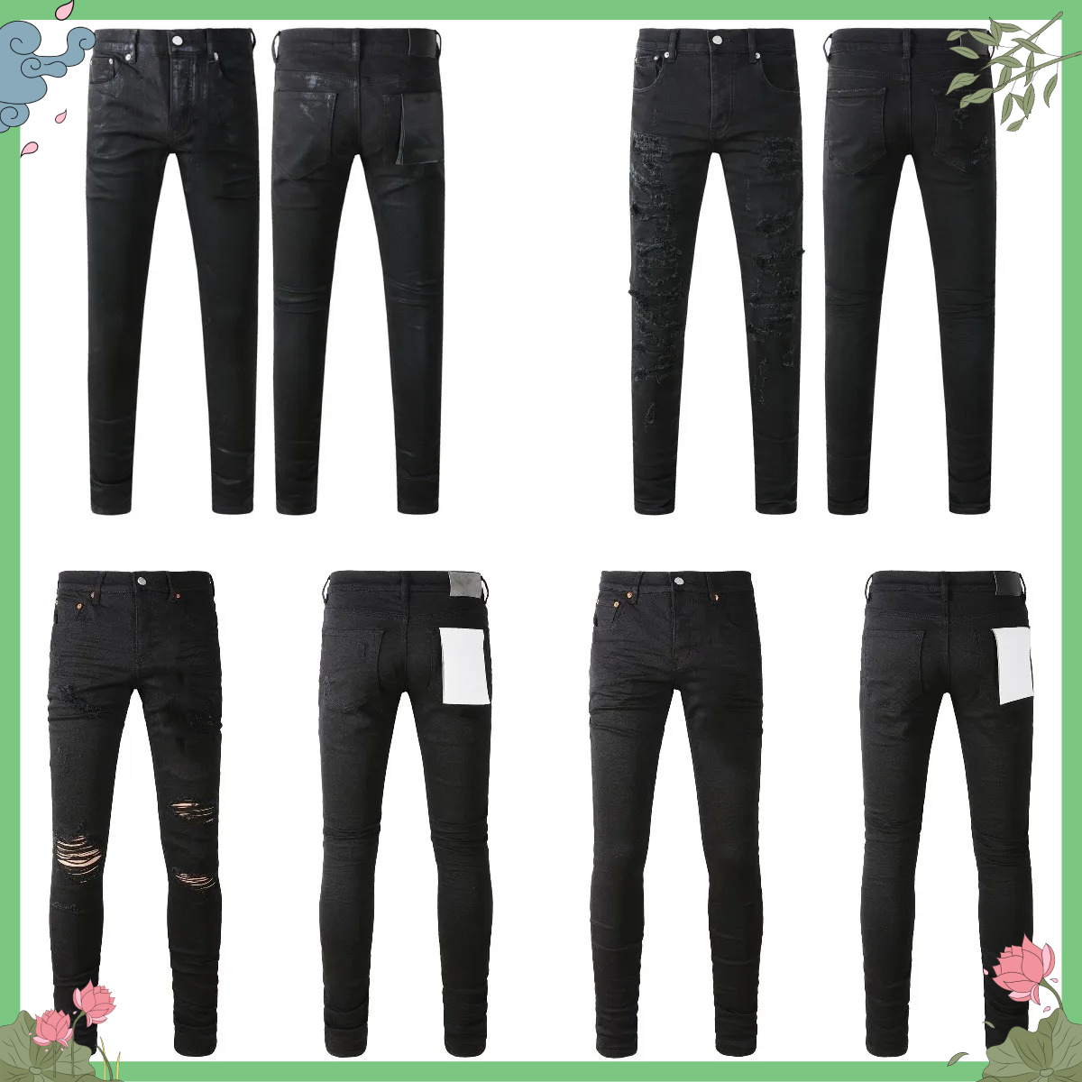New Fashion Jeans Men streetwe - Men'S Fashion Nova Jeans ulasan dan harga
