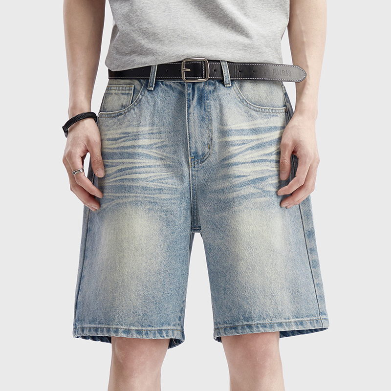 Vintage Washed Denim Shorts Me - Men'S Fashion With Baggy Jeans ulasan dan harga