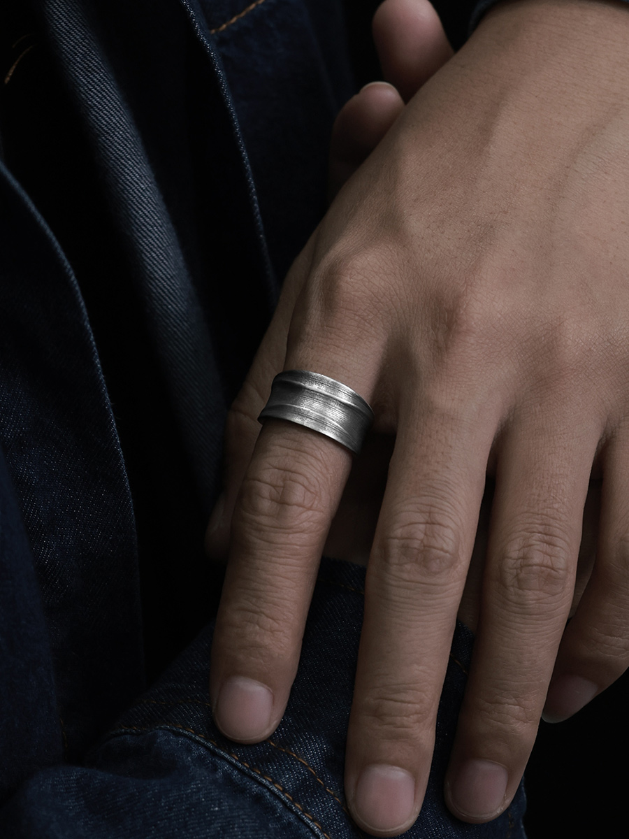 Original Yinsu Wide Band Ring  - Men'S Fashion Rings ulasan dan harga