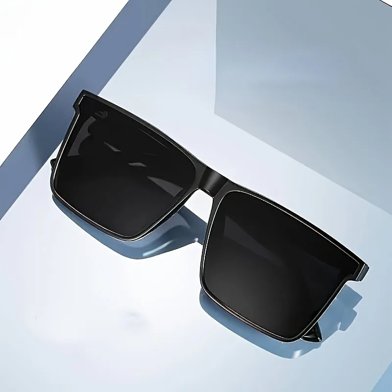 Simple Black Square Fashion Gl - Men Fashion Photography ulasan dan harga
