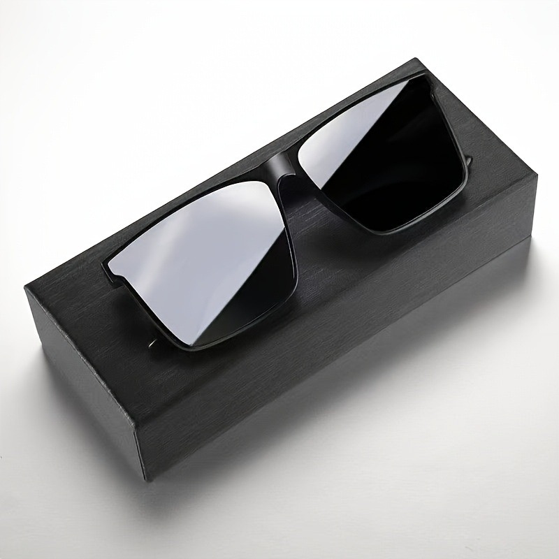 Simple Black Square Fashion Gl - Men Fashion Photography ulasan dan harga