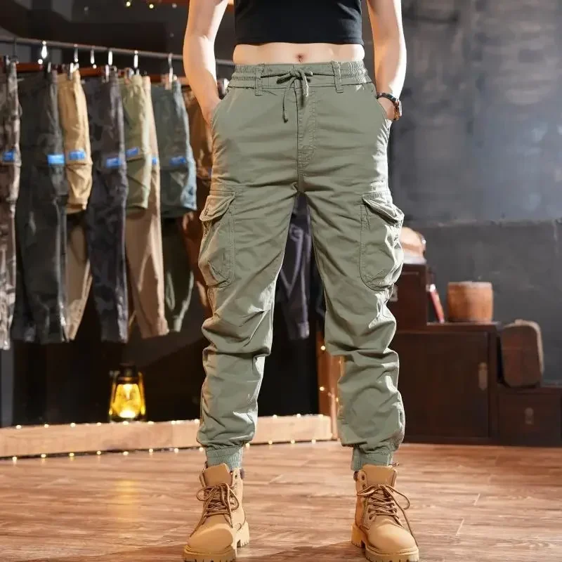 Multi Pocket Outdoor Trousers  - Men'S Fashion Khaki Pants ulasan dan harga