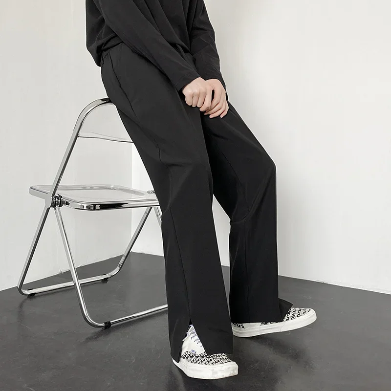 Korean Fashion Men Straight Ba - Men'S Fashion Khaki Pants ulasan dan harga